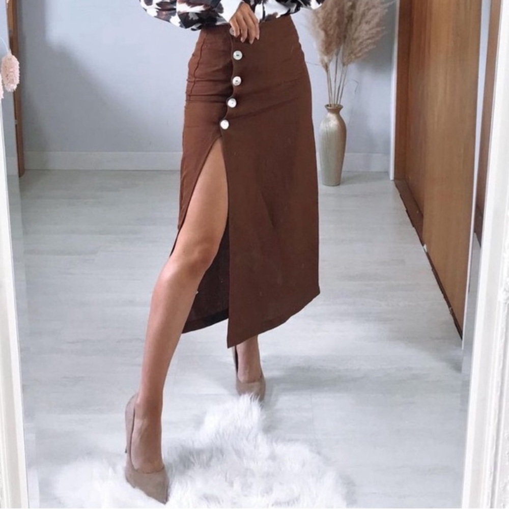 Zara linen skirt